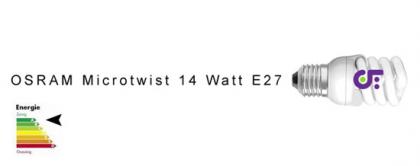 Osram Microtwist 14 watt E27