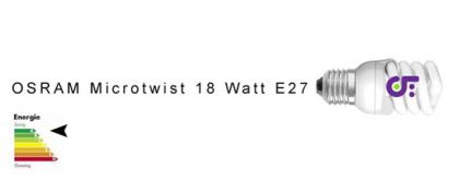 Osram Microtwist 18 Watt E27