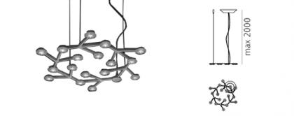 Artemide led net circolare hanglamp